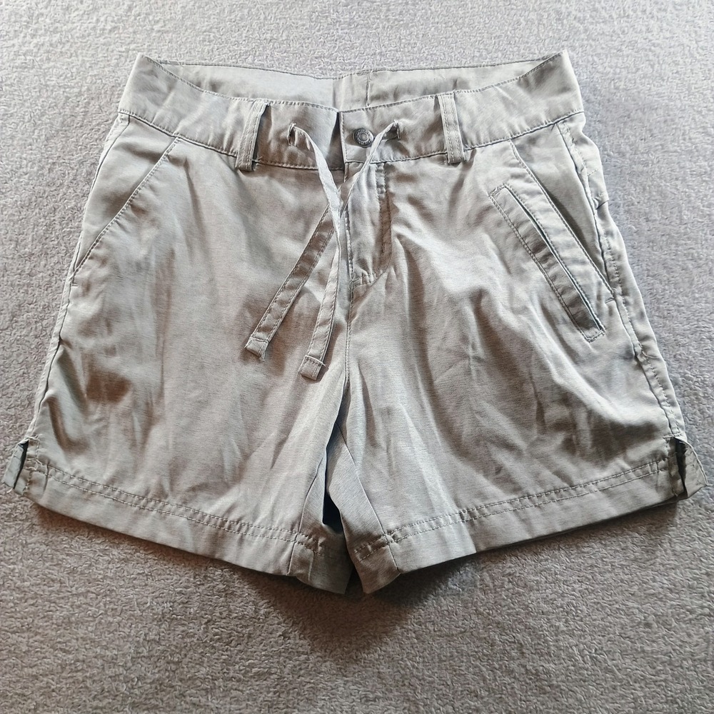 Magellan Outdoors Women Shorts Grey XS Drawstring Hiking Casual